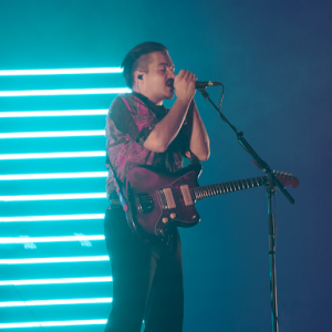 Clemens Rehbein of Milky Chance performs at Mission Ballroom in Denver, Colorado, December 19. Mika Earley | KCSU