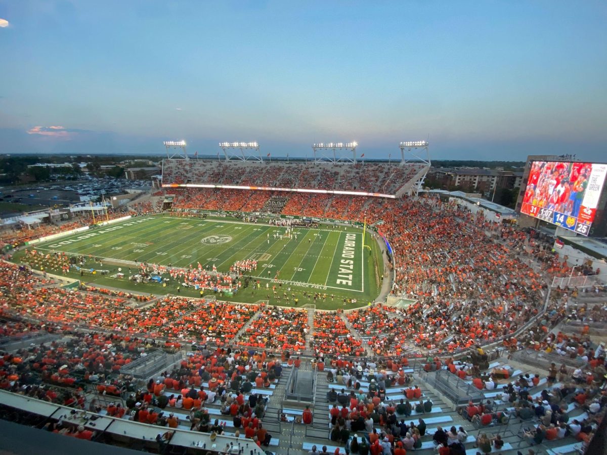 Canvas Stadium, packed for the UNC V. CSU game.